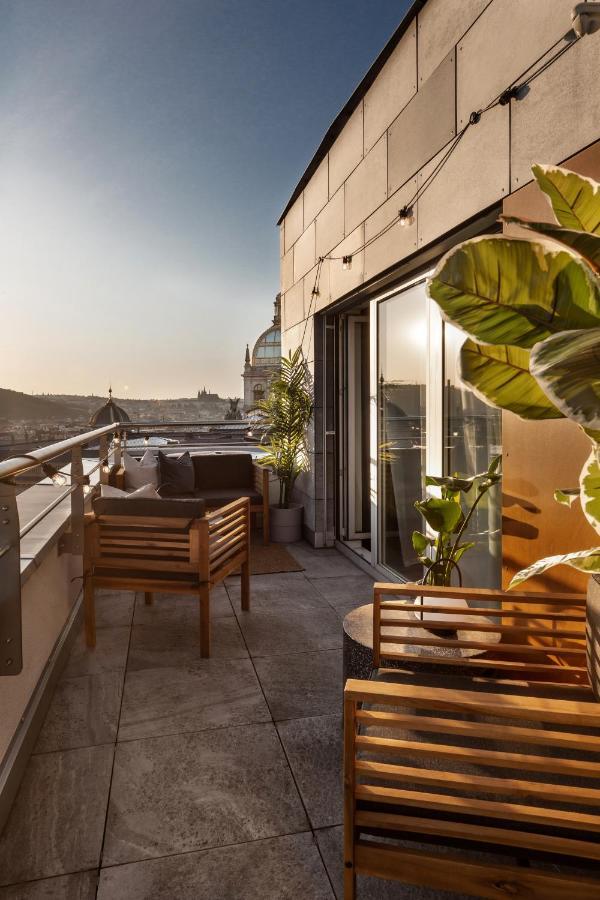 Turnkey I Central Apartment With Terrace Praga Exterior foto